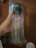 希诺（HEENOOR）单层玻璃杯带盖便携大容量水杯创意办公室泡茶杯过滤运动杯子XN-6075 480ml 晒单实拍图