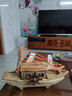 美异帆船模型摆件一帆风顺小木质工艺手工船实木木制木头刻字礼物木船 实拍图