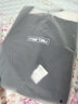 布先生明星同款春夏季含桑蚕丝短袖t恤男士男装上衣针织纯色 钢琴黑 XL (180) 实拍图