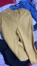 无印良品（MUJI） 女式 麻 宽版裤裤子女款夏季款长裤休闲裤阔腿裤 BE1SKC4S 烟熏黄色 S(155/62A) 晒单实拍图