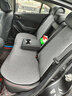 齐选汽车坐垫高档透气四季通用亚麻三件套防滑座垫夏季冰丝车内座椅套 雅致灰【7件套】 实拍图