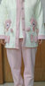 月子服三件套空气棉春秋季10纯棉产后11孕妇睡衣秋冬哺乳衣套装 AB6101 女XL码建议135-155斤以内 实拍图