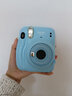 FUJIFILM/富士 立拍立得MINI11 一次成像mini相机  即拍即得 迷你相机7/9升级款 MINI11 晴空蓝 官方标配 实拍图
