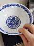 LICHEN 景德镇青花玲珑陶瓷碗牡丹花釉下彩中式瓷器米通餐具 微波炉适用 8.2英寸大汤碗 晒单实拍图