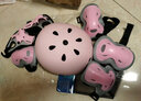 REBUILD轮滑护具可调节儿童头盔护膝男女通用自行车平衡车护具成人滑板专用透气防护7件套 米洛粉-单头盔(可自由调节大小) 实拍图
