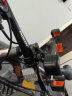 洛克兄弟电动车手机机支架摩托车外卖代驾导航防震自行车手机支架 把立款-黑橙/碗组盖安装 实拍图
