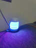 鹏境迷你美甲灯甲片灯光疗机速干usb烤指甲油胶烘干机蛋形led一字灯 小怪兽灯白色 1件 （有线） 实拍图