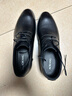 奥康皮鞋男秋冬新款头层舒适休闲牛皮系带圆头正装鞋男 黑色/四季款 41 实拍图