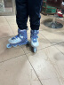 斯威（SWAY）轮滑鞋儿童溜冰鞋男女童初学者可调滑轮鞋专业滑冰旱冰鞋直排轮 雪山蓝单鞋+背包+头盔护具 L码(适合12岁-)日常鞋码37-41 晒单实拍图