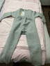 恒源祥儿童棉服学生校服神器套装男童夹棉保暖裤女童加厚袄冬季内搭防寒 麻灰 单上衣-男童【豆绿色】7A抗菌+远红外发热 150 （身高135-145cm 体重65-75斤） 实拍图