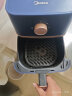 美的（Midea）空气炸锅大容量4.2L家用全自动烤箱免翻面小型多功能不粘易清洗智能定时低音空气炸烤一体机 KZE401D8 4.2L 实拍图