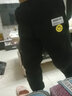 枣安童装男童女童裤子夹棉棉裤加绒加厚儿童保暖裤子北方中大童冬季外穿裤一条过冬 笑脸 181黑色夹棉羊胎绒加厚 150(建议身高145左右) 实拍图