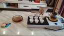 不拙整套功夫茶具套装家用高档煮茶小茶台小型茶盘一体式茶具套装套餐 2-山福一体盘+月笼壶+岩香10入 实拍图