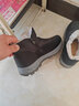 鮟鱇冬季纯羊毛保暖男老北京布鞋加厚防水爸爸高帮棉靴23503 黑色 40  实拍图
