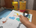 美乐童年水彩笔儿童马克笔超可水洗画笔宝宝安全水彩绘画套装涂鸦画笔 【2岁+】24色锥头水彩笔 实拍图