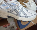 亚瑟士ASICS男鞋女鞋舒适运动鞋复古透气越野慢跑鞋 GEL-VENTURE 6 白色/灰色(女款) 36 实拍图
