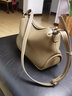 万里马新品枕头复古牛皮女包高级感轻奢侈女包女士腋下包单肩女包 摩卡棕 实拍图
