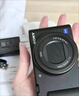 索尼（SONY）相机包    高颜值 摄像机 微单相机包 复古相机套 肩带 E10皮套+腕带套装（蓝色）新 实拍图