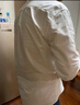 BLACKMONDAY纯棉牛津纺长袖衬衫男全棉抗皱免烫纯色男士商务休闲衬衣 实拍图