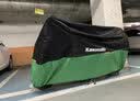 Leisue OUTDOOR适用于川崎摩托车车罩ninja400650车衣Z900防雨防晒小火神防冻 川崎 NINJA650专用黑绿 实拍图
