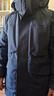 京东京造冬季短款连帽滑雪羽绒服户外派克服加厚保暖外套男 深海蓝 M 实拍图