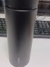 名创优品（MINISO）智能温显保温杯316不锈钢男女士商务水杯礼物学生杯子泡茶杯 黑色 实拍图