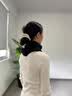 啄木鸟羊毛围脖女士秋冬季护颈保暖脖套骑行防寒防风围巾面罩帽子假领子 实拍图