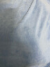 海澜之家（HLA）牛奶绒被套单件 冬季双面加绒加厚200*230cm双人珊瑚绒法兰绒被罩 宾利蓝+浅灰【A类牛奶绒】 单被套150*200cm 实拍图