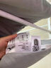 海澜之家（HLA）7A抗菌宿舍被子冬天棉被春秋被子被芯冬被超柔磨毛面料大豆纤维被 【7A抑菌 抗菌舒适】纯色-浅灰 【秋冬被】180*220cm/约7.0斤 实拍图