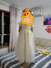 安妮优儿（Anneyol）女童礼服裙洋气公主婚礼花童婚纱裙儿童主持人走秀生日钢琴演出服 香槟色 160 实拍图