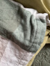 金号纯棉枕巾 3A级抗菌三层枕头巾双人透气吸汗对枕绿色单条装78*52cm 实拍图