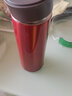 哈尔斯（HAERS） 哈尔斯保温杯350ml男女学生不锈钢真空办公杯车载直身杯免费刻字 350ml宫廷红 实拍图