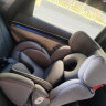 好孩子（gb） 婴儿汽车安全座椅0-7-12岁双向安装isofix接口安全座椅360度旋转 CS726海军蓝+安全气囊+安全带 实拍图