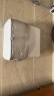 柏图佳 10L厨房壁挂垃圾桶(白色带盖)卫生间厨余免打孔悬挂式收纳桶 实拍图