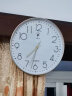 北极星（POLARIS）挂钟客厅家用时钟现代简约轻奢挂钟时尚智能钟表 2536金色石英款 晒单实拍图