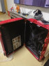 NAUTICA结婚箱行李箱陪嫁箱24英寸大红色箱子拉杆箱女婚礼铝框新娘嫁妆箱 实拍图