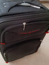 卡帝乐鳄鱼牛津布行李箱登机箱皮箱拉杆箱男女结实耐用密码扩容万向轮旅行箱 黑色（升级版容量扩展） 22英寸 实拍图