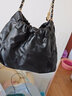 百丽包包女托特包链条黑色通勤小香风流浪包垃圾袋X6603AX3 黑色 F 实拍图