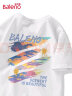 班尼路（Baleno）短袖男夏季美式潮牌休闲百搭上衣t恤学生运动宽松半袖汗衫 晒单实拍图