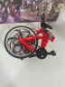 车致自行车模型合金公路山地折叠单车仿真1:8儿童玩具车摆件生日礼物 山地车模型【红色】 晒单实拍图