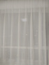 米华竖条纹垂直梦幻帘窗帘白纱帘透光不透人阳台 宽2.75米*高2.6 单片 实拍图