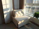 塞纳春天奶油风无扶手多功能沙发床一体两用2026新款小户型书房沙发折叠床 外径0.96米沙发床【送储物箱*1】 新型抗菌绒布 海绵款 实拍图