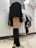 Ceokue卡其色百褶裙女半身裙秋冬短裙春夏季新款高腰显瘦jk裙子a字裙 黑色【含内衬】-冬季加厚款 S (适合80-90斤) 实拍图