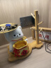 赟娅招财猫进门口玄关钥匙收纳摆件客厅电视柜家居装饰品乔迁新居礼品 招财福袋收纳【金色】+置物架 实拍图