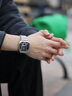 马克华菲（MARK FAIRWHALE） 手表男士全自动机械表国潮方形双面镂空男表运动防水腕表送男友 FW-6290黑壳黑面网带 实拍图