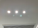 欧普照明（OPPLE）led筒灯3W超薄客厅吊顶天花灯过道嵌入式孔灯牛眼灯 暖白光砂银开孔7-8.5厘米【铝材款】 晒单实拍图