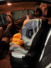 Heekin德国 儿童安全座椅汽车用0-4-12岁婴儿宝宝360度旋转ISOFIX硬接口 尊享黄(遮阳棚+上拉带+侧保护) 实拍图