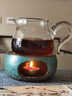 宏虎蜡烛加热器一体套装玻璃加热煮茶壶餐厅泡茶保温煮茶器底座温茶炉 紫色四小时X100个 实拍图