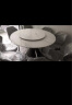 上林春天 意式轻奢岩板餐桌椅组合现代极简家用旋转圆桌可折叠多功能方桌 玫瑰金框架-贝勒椅-羊脂白玉 1.2/1.33米一桌六椅-发1.33米 晒单实拍图