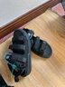 ZHESHENPU凉鞋男潮牌新款外穿魔术贴沙滩鞋情侣款男女运动拖鞋 黑色-NB-3 43 实拍图